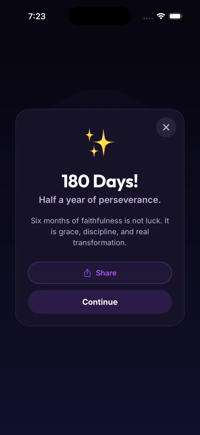 FREE HEART milestone celebration: 180 days, half a year of perseverance